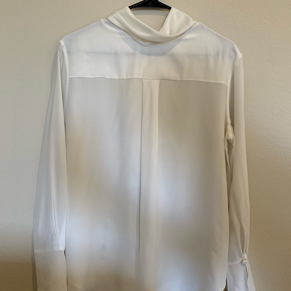 Chloe silk tie neck blouse